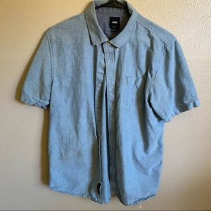 Vans Short Sleeve Button Down with Front Pocket